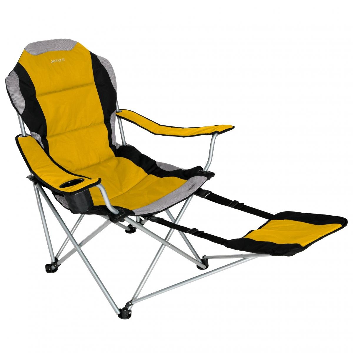 XSCAPE DESIGNS Sportline XL Quad-Fold Chair with Footrest